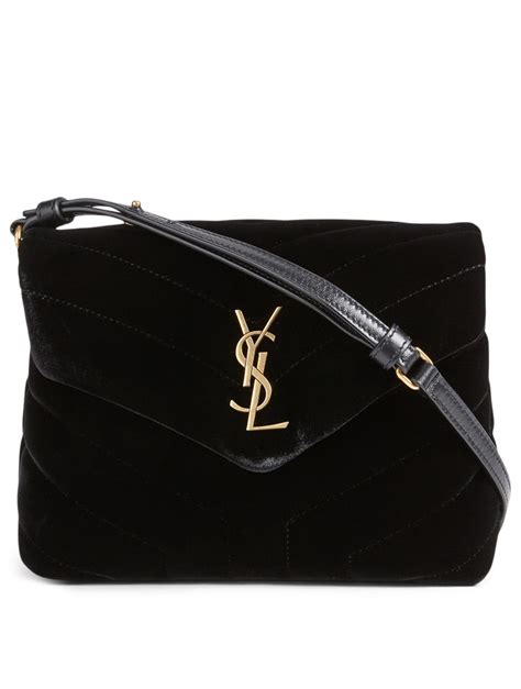 ysl lou lou velvet crossbody bag|YSL crossbody bag.